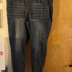 Dark Wash Denim Joggers